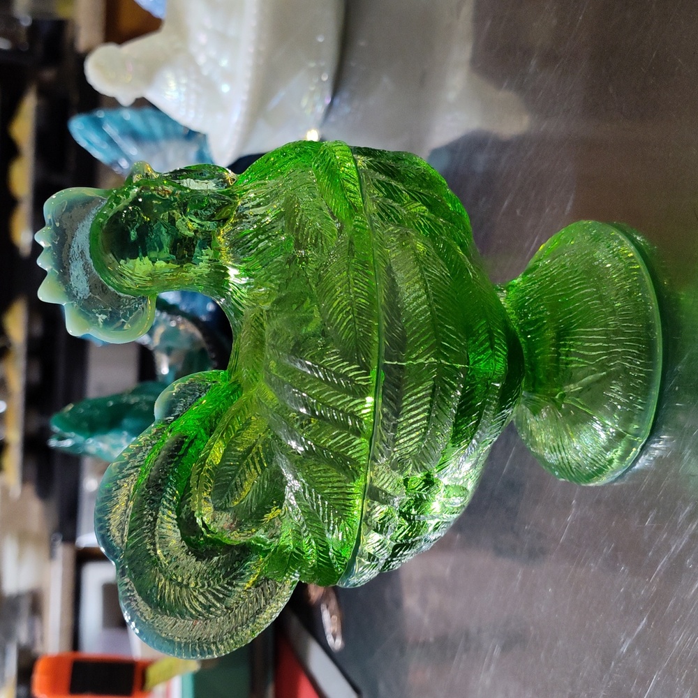 Glass rooster